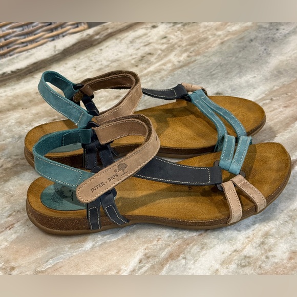 Women's INTER BIOS 5412 leather sandals- Size 40 - Picture 3 of 7
